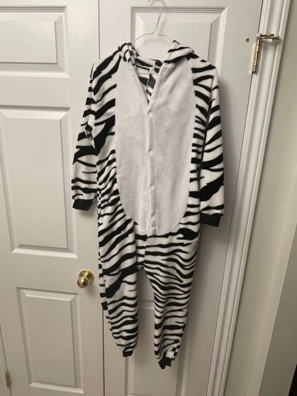 Zebra full body PJs - Picture 2 of 4